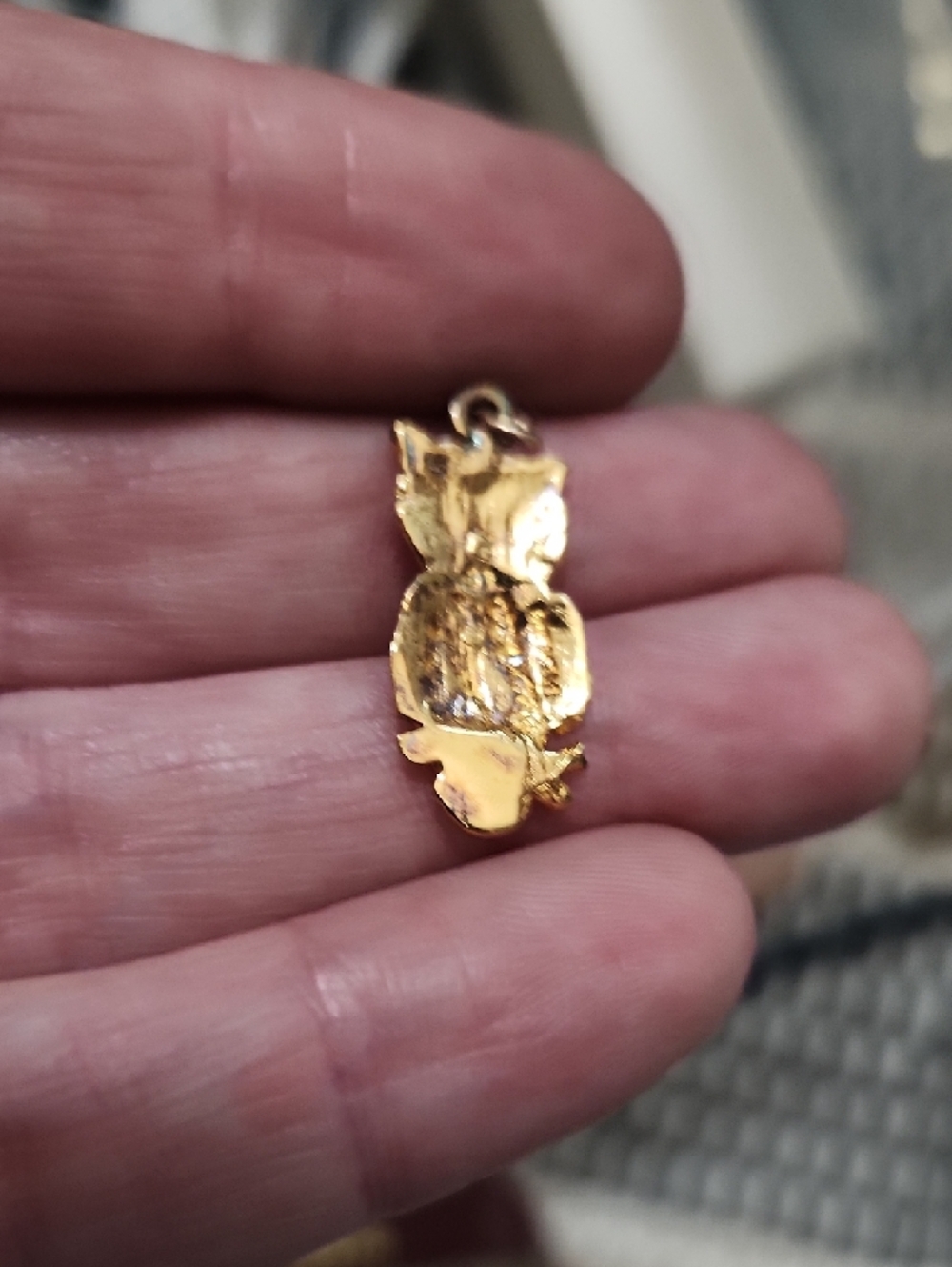 Langers Gold and Silver Tone Owl Earrings - Picture 10 of 10